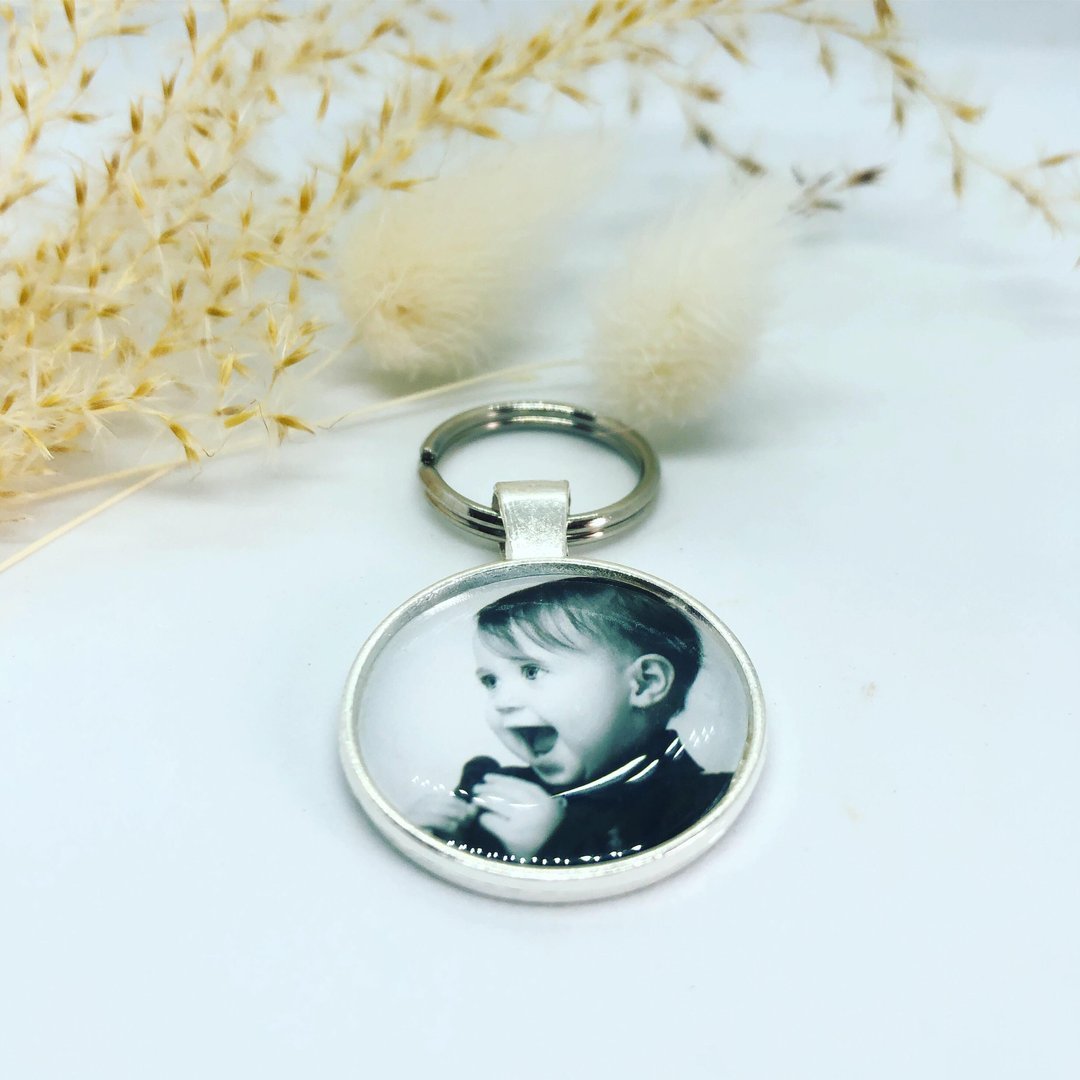 Personalized Photo Keychain For Loved Ones, Family Keepsakes