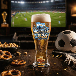 Personalized 2026 Soccer Country Beer Glass | Perfect For Fan Events & Tailgates