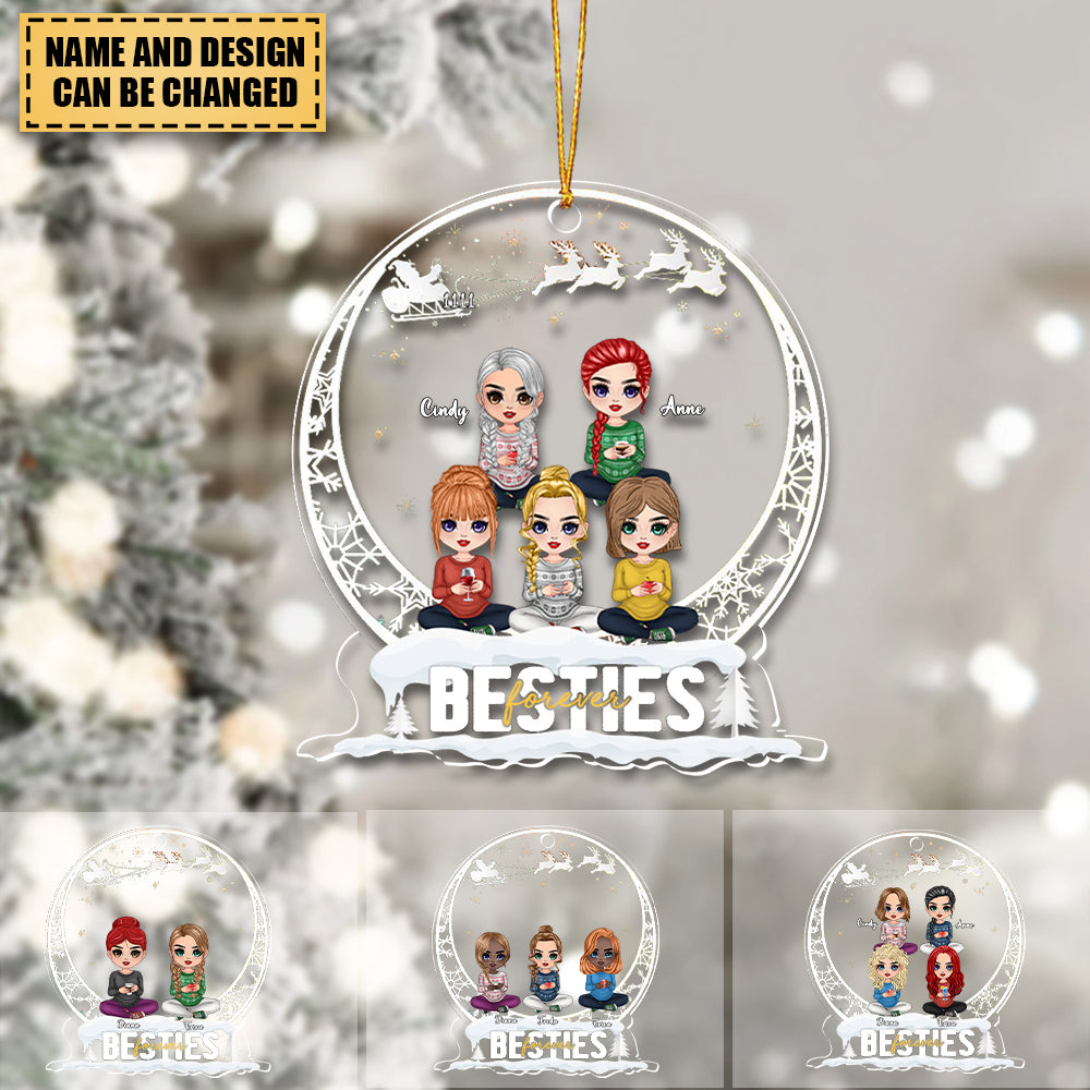 Snow Ball - Personalized Custom Acrylic Ornament