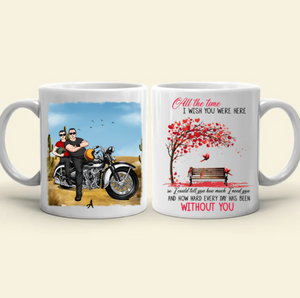 Personalized Gifts Custom Motorcycle Mug For Him For Couples For Him, Motorcycle Lovers