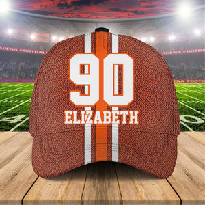 Personalized Football Caps Custom Name and Number Player All Over Print Cap