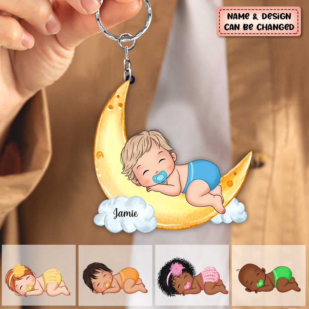 Gift For Newborn Baby New To The Crew Baby Keychain