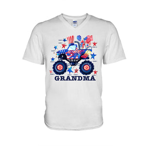 Personalized Grandma Independence Day T-shirt