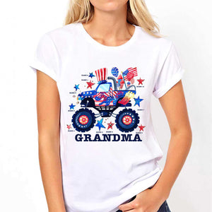 Personalized Grandma Independence Day T-shirt