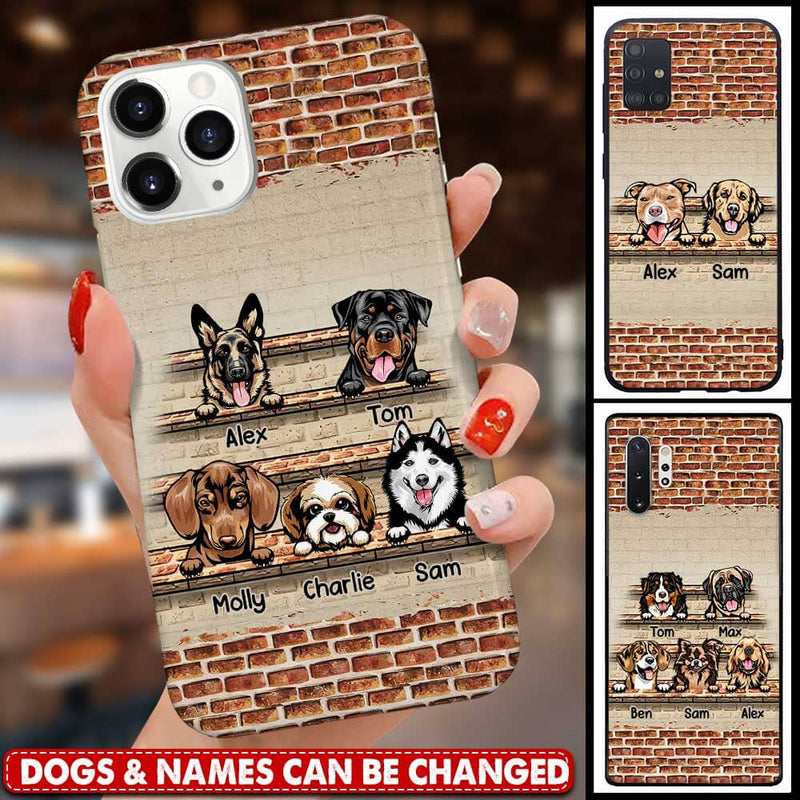 Puppy Pet Dog Lovers Retro Vintage Pattern Personalized Phone Case