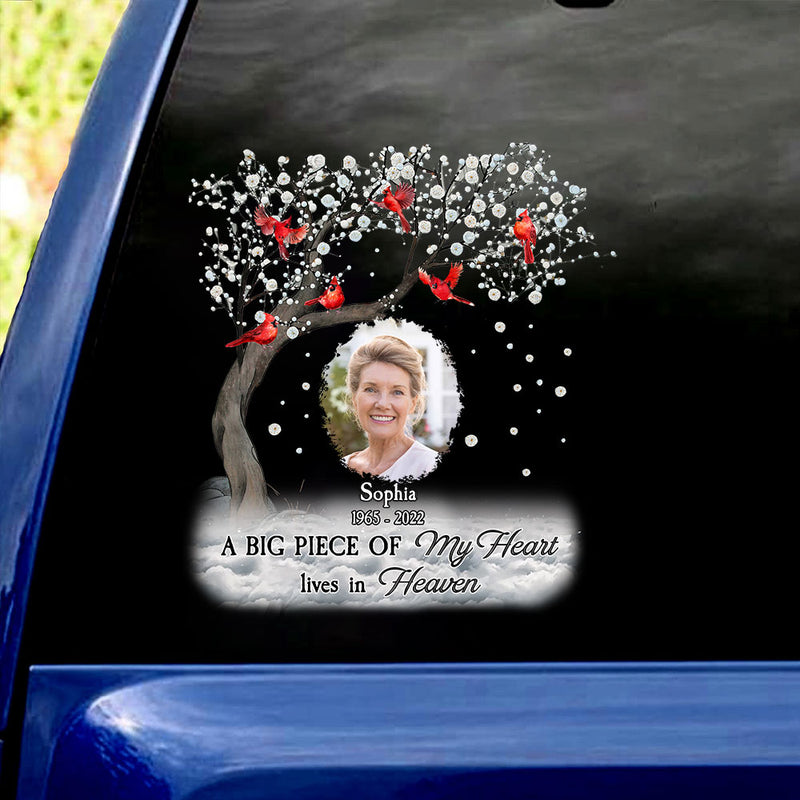 Memorial Cardinal Upload Photo, I'm Always With You Personalized Sticker Decal