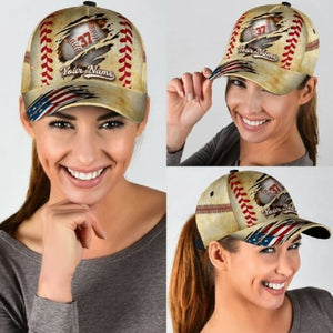 Personalized Custom Crack Baseball Classic Cap