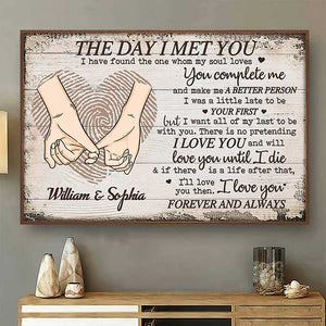 Personalized Poster/Canvas-Love You Forever And Always-Gift For Couple