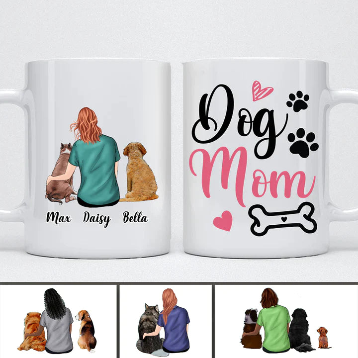 Dog Lovers - Dog Mom - Personalized Mug