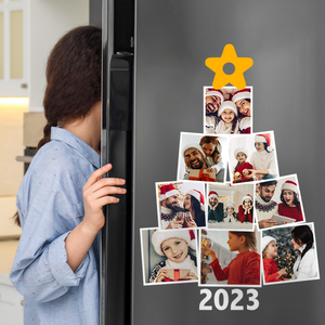 Photo Family Tree Christmas - Personalized Photo Decal