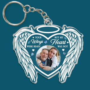 Personalized Memorial Acrylic Photo Keychain