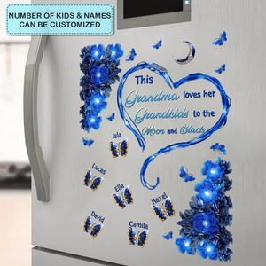 Blessed To Be Called Nana Butterfly Personalized Decal