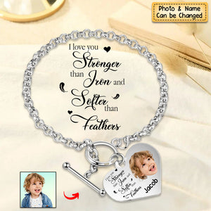 Personalized Engraved Heart Bracelet To me you are perfect - For Mom/Grandma